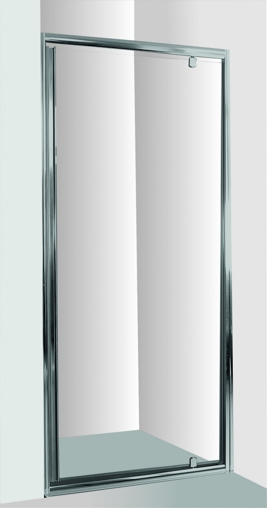 HOPA Sprchové dveře do niky SMART ALARO BARVA rámu Chrom/Leštěný hliník (ALU), Rozměr A 80 cm, Směr zavírání Univerzální Levé / Pravé, Výplň Grape bezpečnostní sklo 6 mm OLBALA80CG