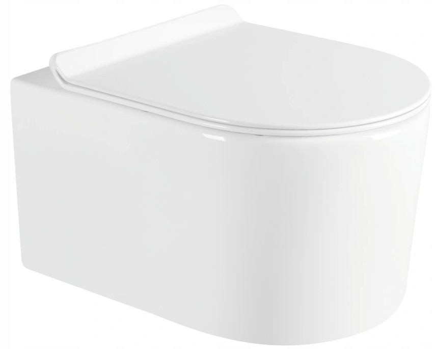 MEXEN/S Sofia Závěsná WC mísa včetně sedátka s slow-slim, duroplast, bílá 30540100