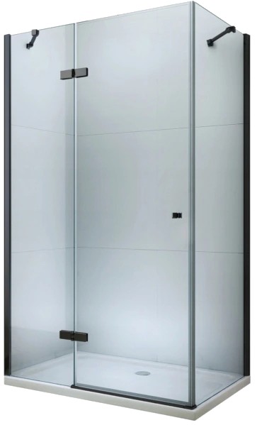 MEXEN/S ROMA sprchový kout 100x90, transparent, černá 854-100-090-70-00