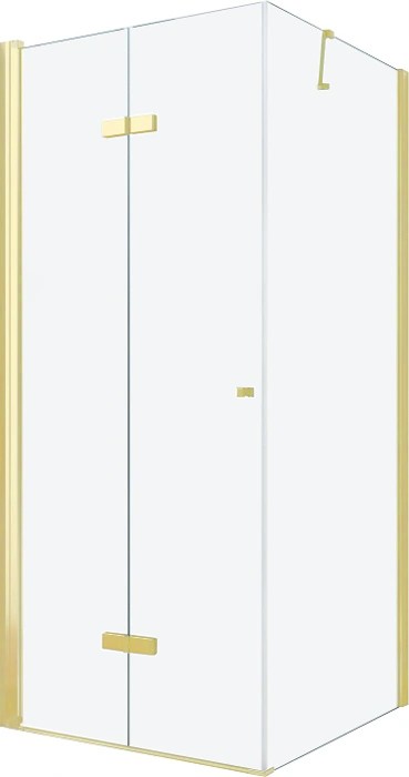 MEXEN/S LIMA sprchový kout 100x90, transparent, zlatá 856-100-090-50-00