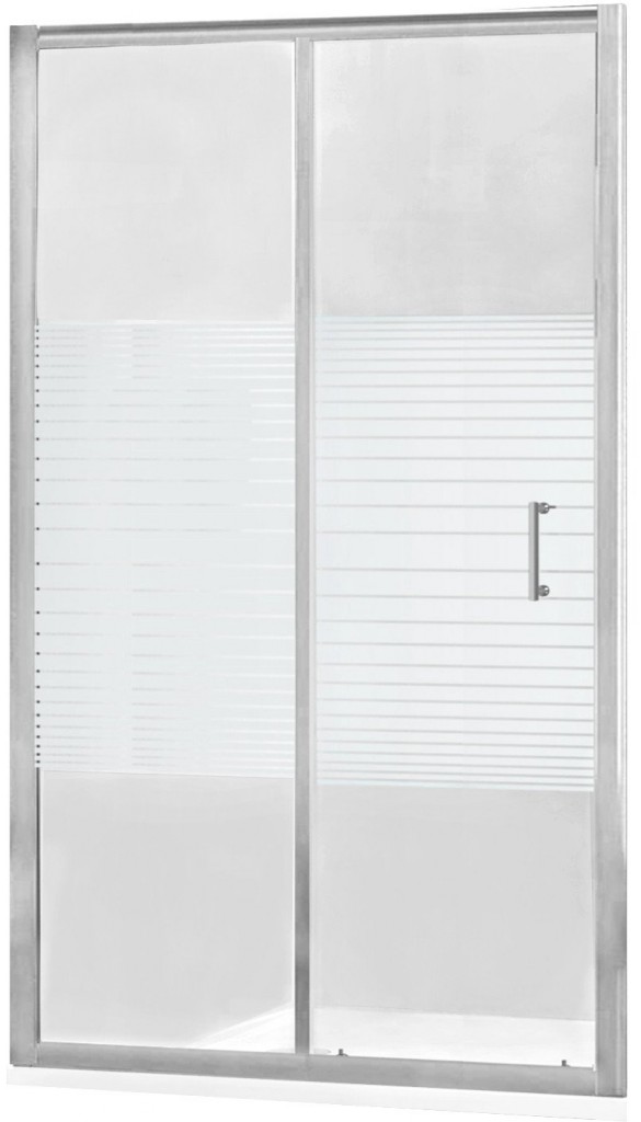 MEXEN Apia posuvné sprchové dveře 95 cm dekor, chrom 845-095-000-01-20