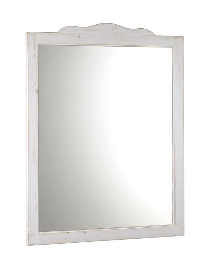 SAPHO RETRO zrcadlo v dřevěném rámu 890x1150, starobílá 1687
