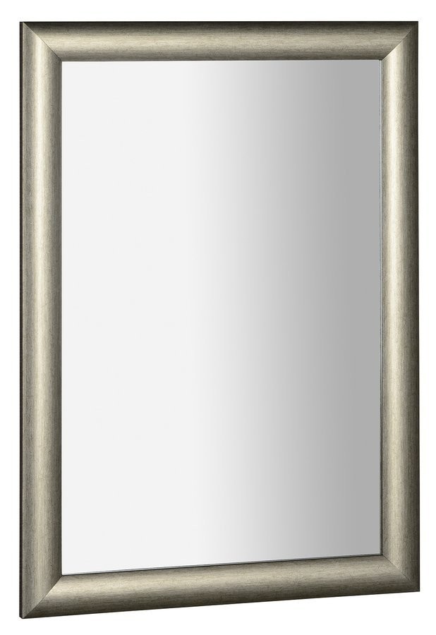 SAPHO VALERIA zrcadlo v dřevěném rámu 580x780, platina NL393