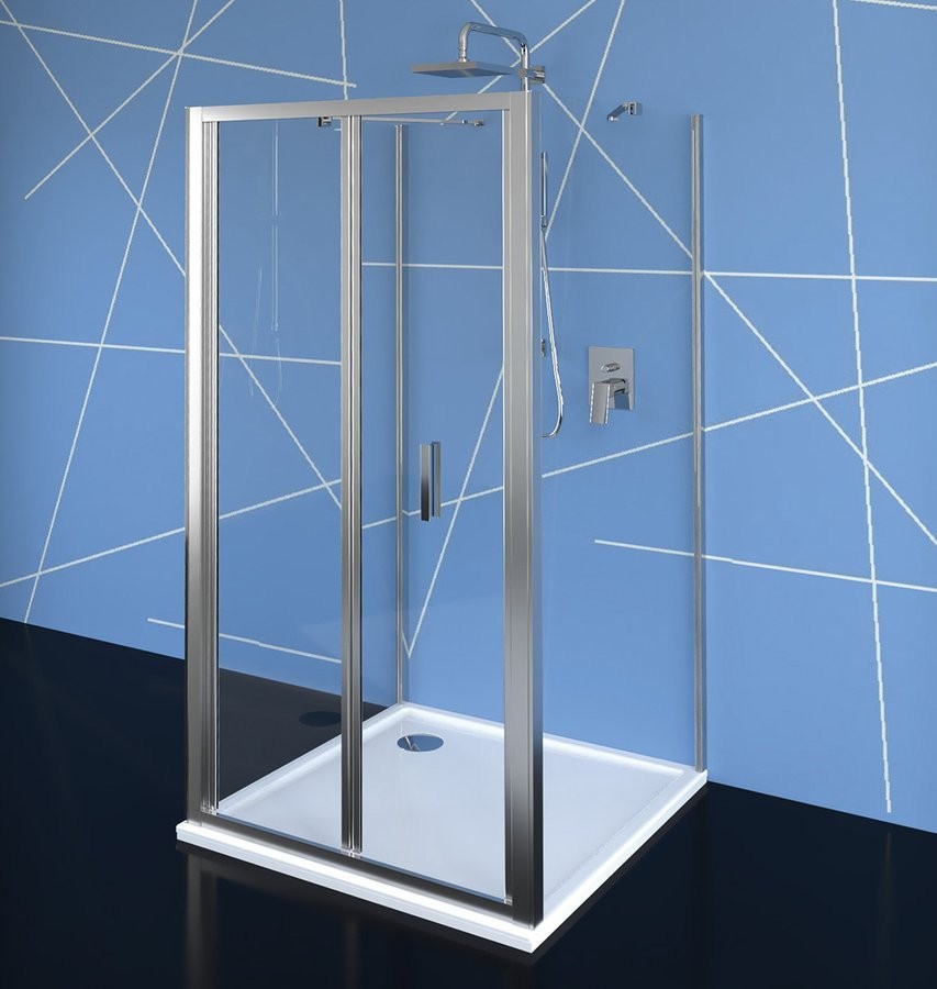 POLYSAN EASY LINE třístěnný sprchový kout 1000x1000, skládací dveře, L/P varianta, čiré sklo EL1910EL3415EL3415