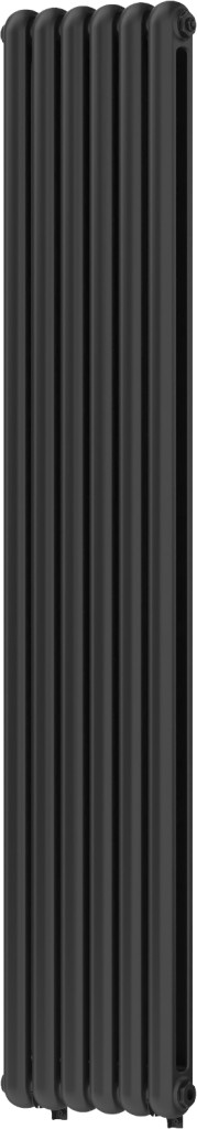 MEXEN Kent otopný žebřík/radiátor 1882 x 380 mm, 1392 W, černý W216-1882-380-00-70