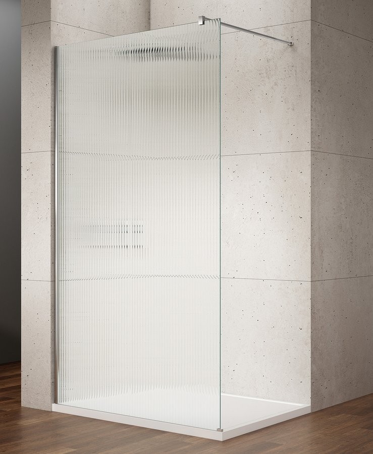 GELCO VARIO CHROME jednodílná sprchová zástěna k instalaci ke stěně, sklo nordic, 700  GX1570-05