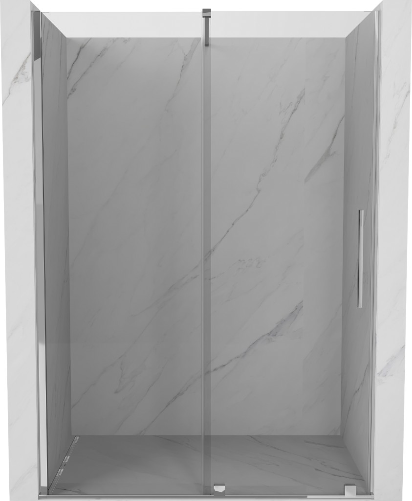 MEXEN/S Velar posuvné sprchové dveře 160, transparent, chrom 871-160-000-01-01