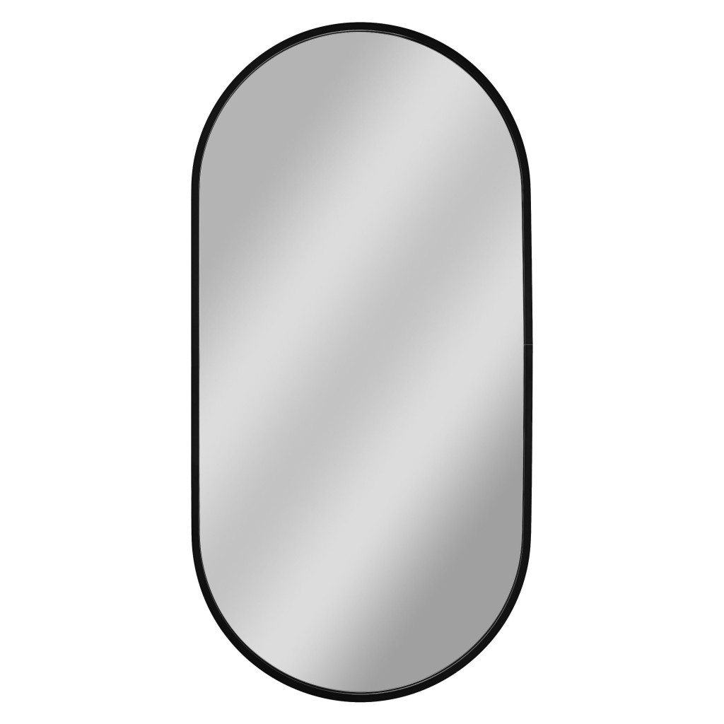 HOPA Zrcadlo bez osvětlení BRANDIS BLACK Rozměr A 50 cm, Rozměr C 100 cm OLNZBRA5010B