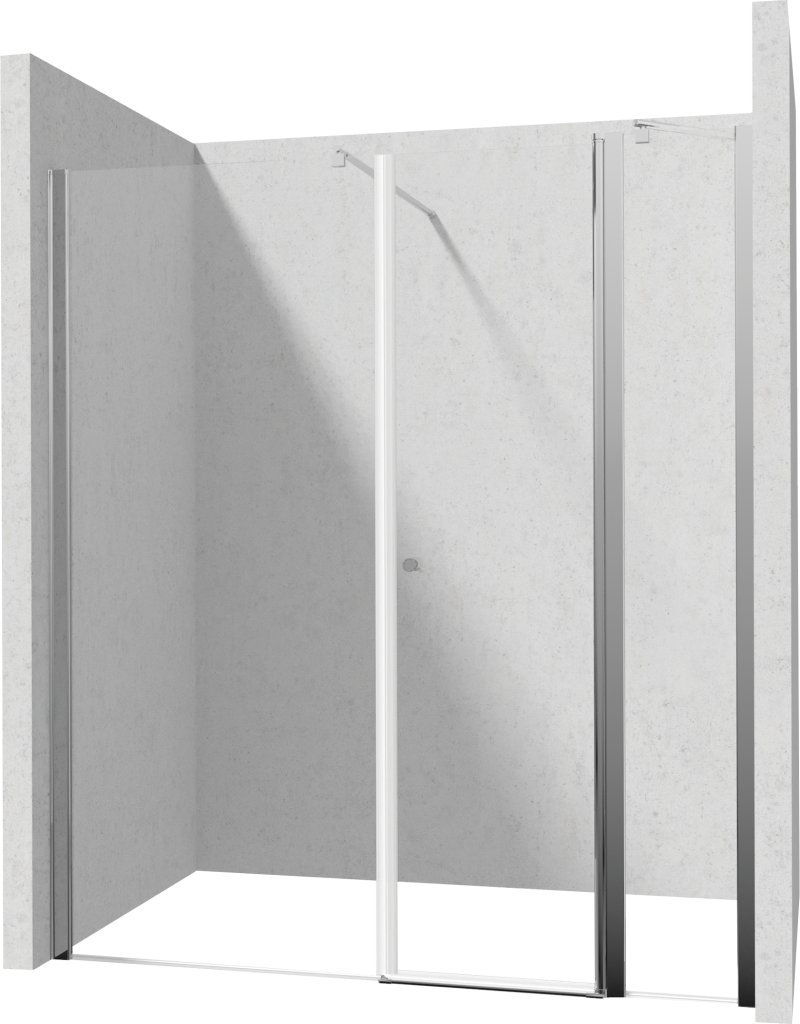 DEANTE/S Sprchové dveře výklopné 90 pevná stěna 80 KTSU041P+KTS_038P+KTS_011X KERRIA/0099