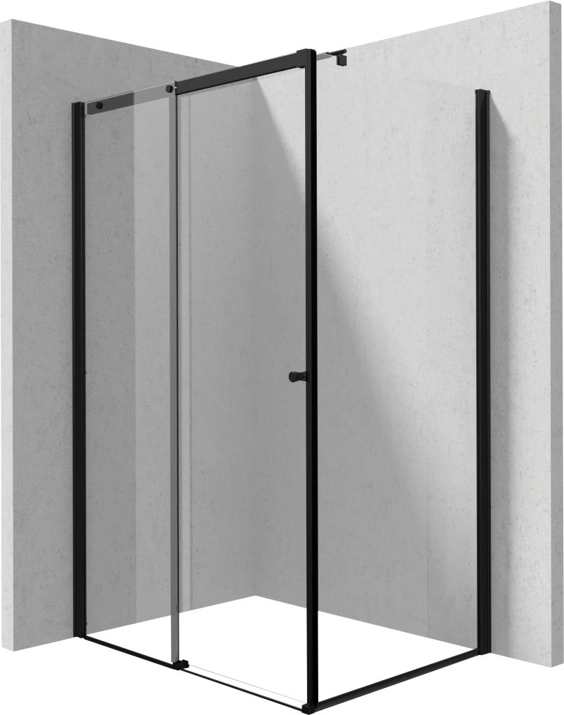 DEANTE/S Sprchový kout posuvné dveře 110 pevná stěna 100 KTS_N30P+KTSPN11P+KTS_NP1X KERRIA/0421