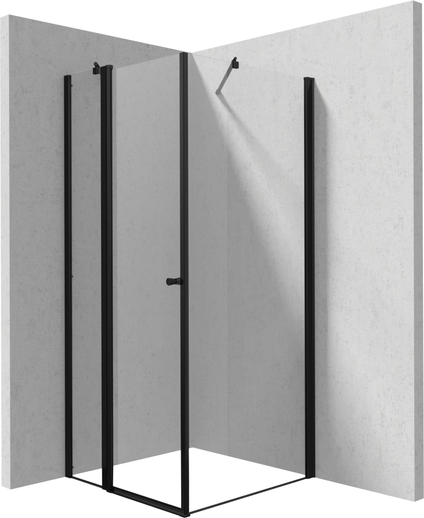 DEANTE/S Sprchový kout pevná stěna 90, výklopné dveře 80 KTSUN42P+KTS_N39P KERRIA/0510