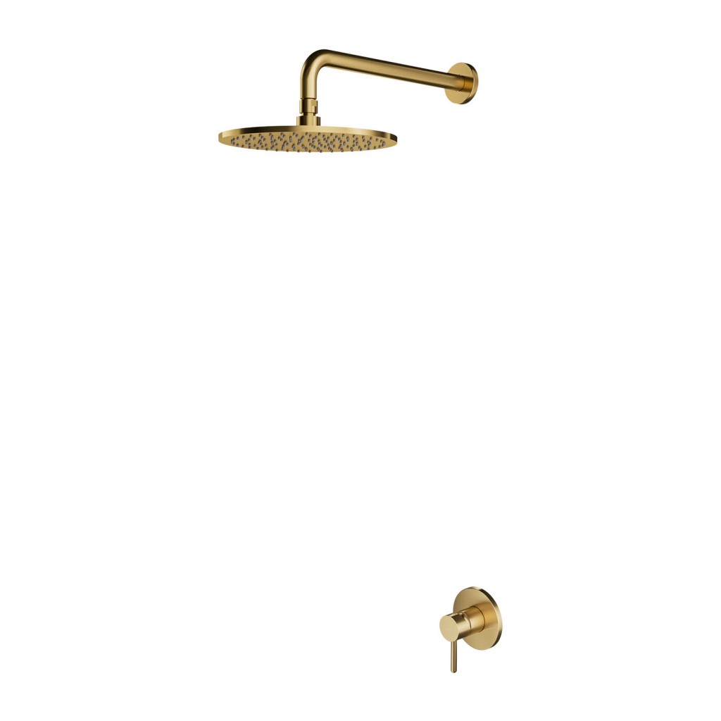 OMNIRES Y podomítkový sprchový systém, broušené zlato SYSY36GLB