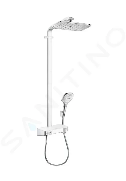 HANSGROHE Raindance Select E Sprchový set Showerpipe 360 s termostatem ShowerTablet Select 300, bílá/chrom 27288400