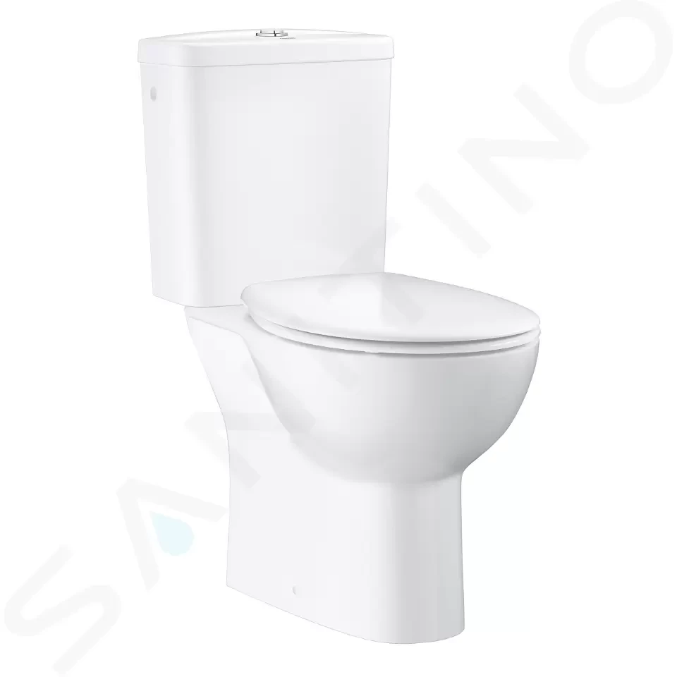 GROHE Bau Ceramic WC kombi set s nádržkou a sedátkem softclose, alpská bílá 39347000