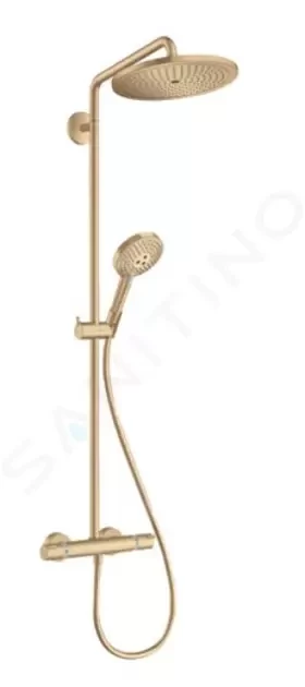 HANSGROHE Croma Select S Sprchový set Showerpipe 280 s termostatem, kartáčovaný bronz 26890140