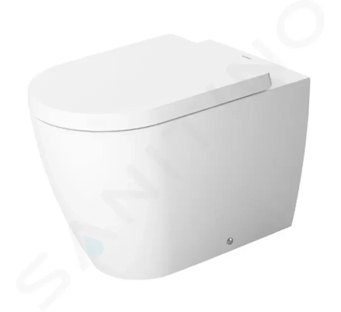 DURAVIT ME by Starck Stojící WC, zadní odpad, s HygieneGlaze, bílá/matná bílá 2169099000