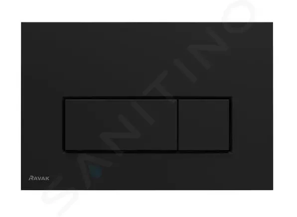 RAVAK Uni Slim Ovládací tlačítko splachování, matná černá X01744