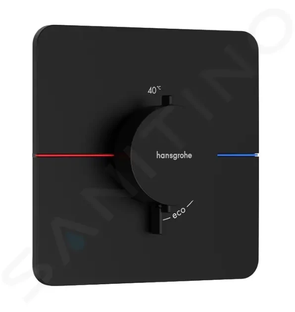 HANSGROHE ShowerSelect Comfort Termostatická baterie pod omítku, matná černá 15588670