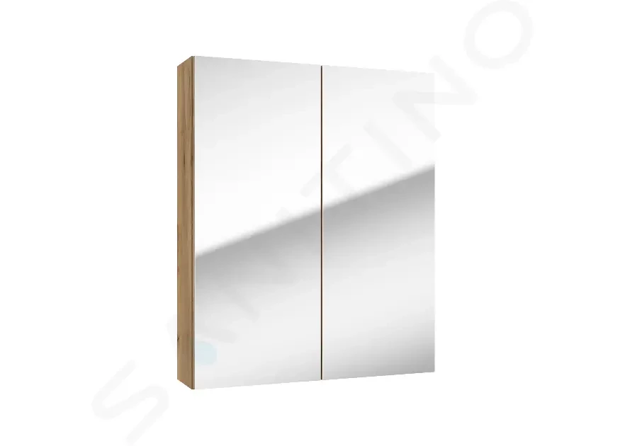 Kielle Vega Zrcadlová skříňka, 60x73x15 cm, zlatý dub 50118601