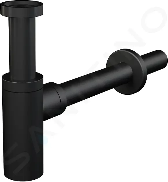 Kielle Sifony Umyvadlový sifon, průměr 32 mm, kulatý, kov, matná černá 30901014