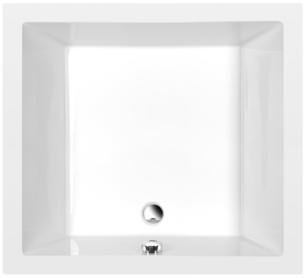 POLYSAN DEEP hluboká sprchová vanička, obdélník 100x90x26cm, bílá 72340