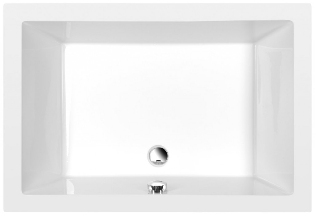POLYSAN DEEP hluboká sprchová vanička, obdélník 110x75x26cm, bílá 72883