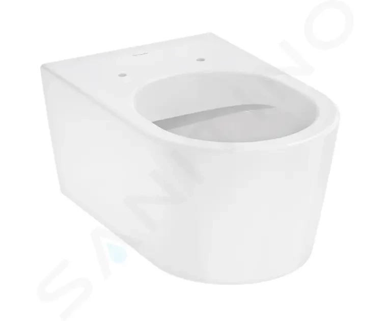 HANSGROHE EluPura S Závěsné WC, AquaFall, SmartClean, bílá 61118450