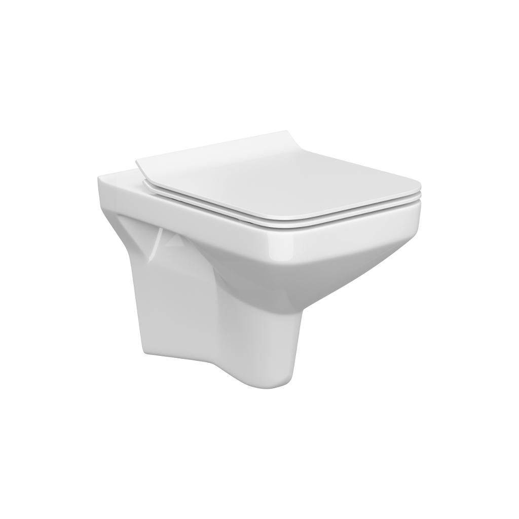 CERSANIT - WC sedátko Como SLIM DUROPLAST Antibe SOFT CLOSE OFF EASY jedno tlačítko (K98-0143)