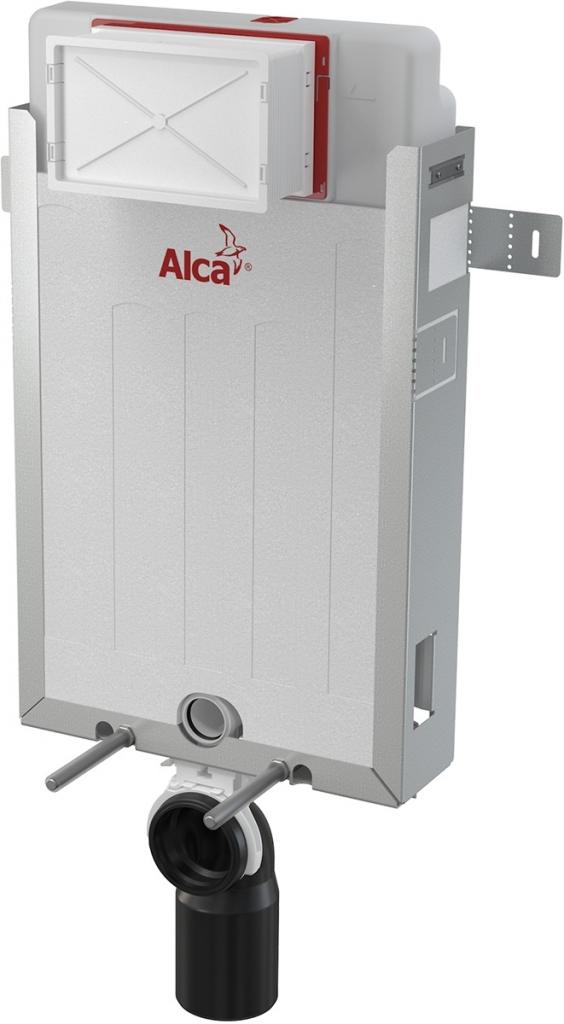ALCAPLAST  Renovmodul - předstěnový instalační systém s bílým tlačítkem M1710 + WC CERSANIT CLEANON PARVA + SEDÁTKO (AM115/1000 M1710 PA1)