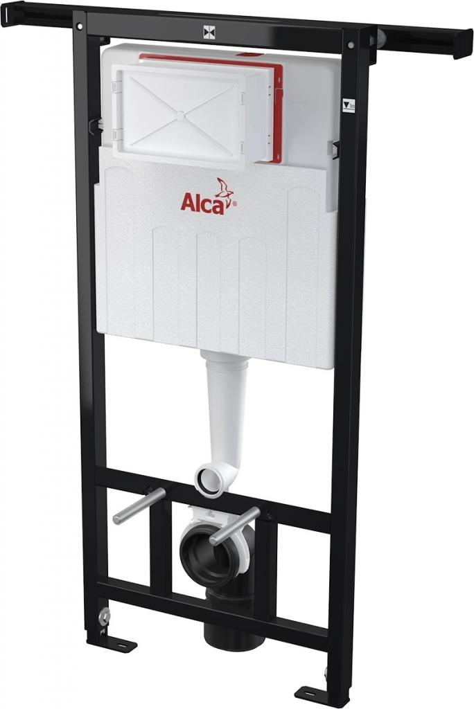 ALCAPLAST  Jádromodul - předstěnový instalační systém s bílým tlačítkem M1710 + WC CERSANIT CLEANON CITY (AM102/1120 M1710 CI1)