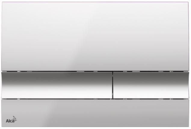 ALCAPLAST  Jádromodul - předstěnový instalační systém s chromovým tlačítkem M1721 + WC CERSANIT CLEANON CARINA + SEDÁTKO (AM102/1120 M1721 CA3)