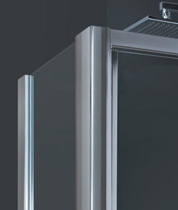 Aquatek - DYNAMIC F6 70 Pevná boční stěna ke sprchovým dveřím série DYNAMIC, výplň sklo - grape (Dynamic F670-19)