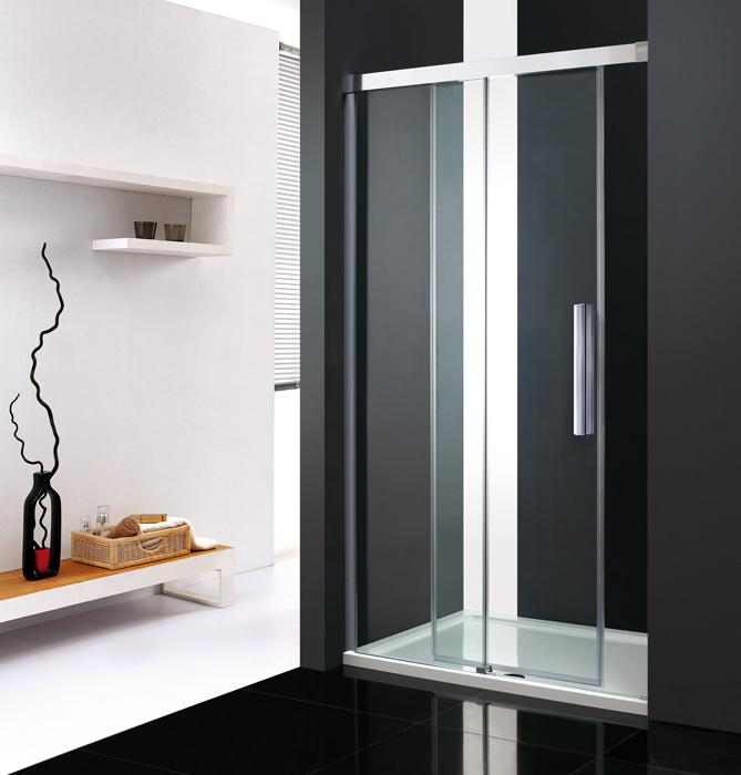 Aquatek - Nobel B2 - Luxusní sprchové dveře zasouvací s brzdou 142-146cm, sklo 8mm (NOBELB2145)