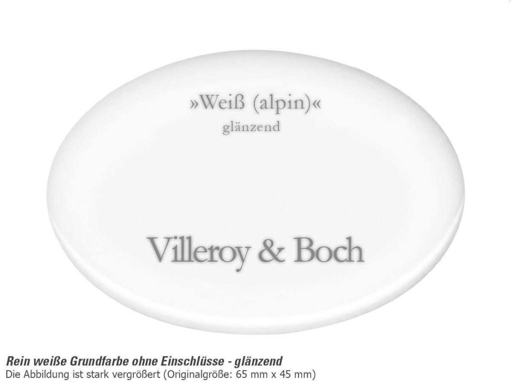 VILLEROY & BOCH - Keramický dřez Architectura 50 White alpin nástavný 860 x 510  bez excentru 335001R1HL1