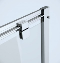 CERSANIT - Sprchové dveře ARTECO 90x190, kyvné, čiré sklo (S157-008), fotografie 4/3