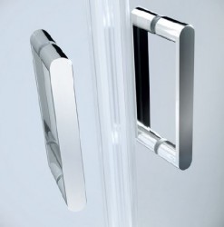 CERSANIT - Sprchové dveře ARTECO 90x190, kyvné, čiré sklo (S157-008), fotografie 2/3