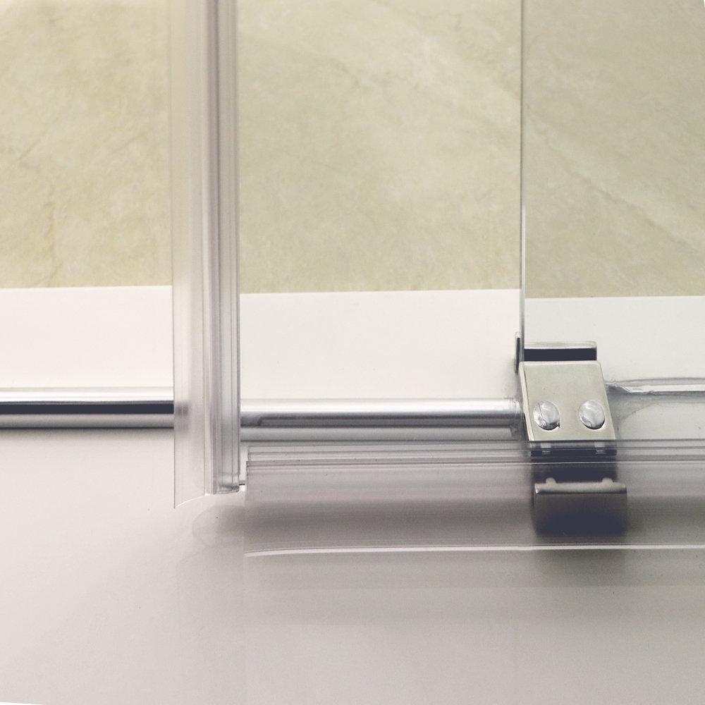 Aquatek - TEKNOSOFT B2 125 - Luxusní sprchové dveře zasouvací 122-126cm, sklo 8mm (TEKNOSOFTB2125)