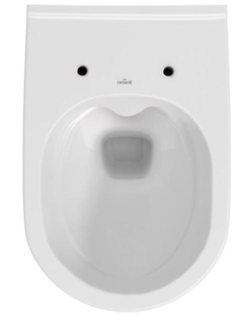 JOMOTech modul pro závěsné WC s bílou deskou + WC CERSANIT CITY NEW CLEANON + WC SEDÁTKO SLIM (174-91100900-00 CI2)