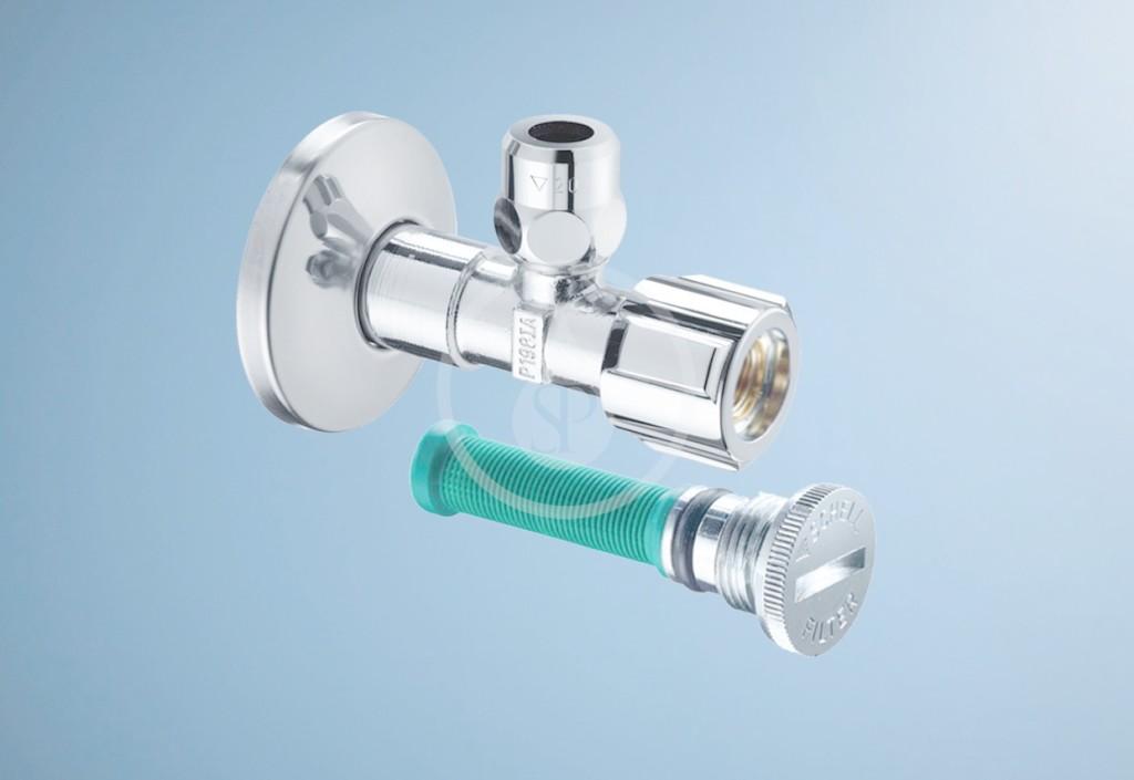 SCHELL - Comfort Rohový regulační ventil s jemným filtrem, chrom (054280699)
