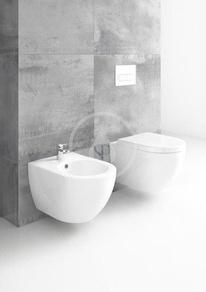 RAVAK - Chrome WC závěsné Uni, RimOff, bílá (X01535)