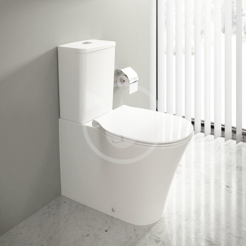 IDEAL STANDARD - Connect Air WC kombi mísa, spodní/zadní odpad, AquaBlade, bílá (E013701)