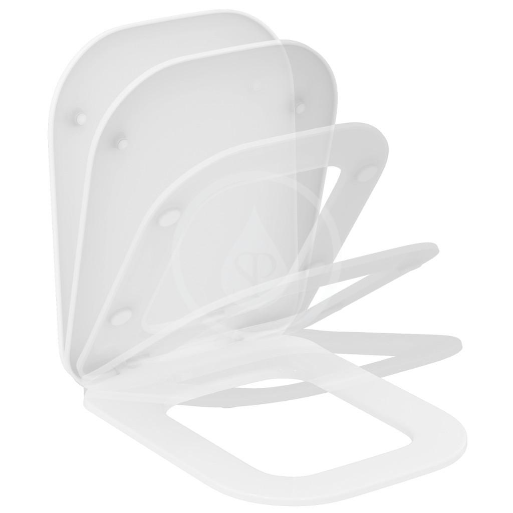IDEAL STANDARD - Tonic II WC ultra ploché sedátko softclose, bílá (K706501)