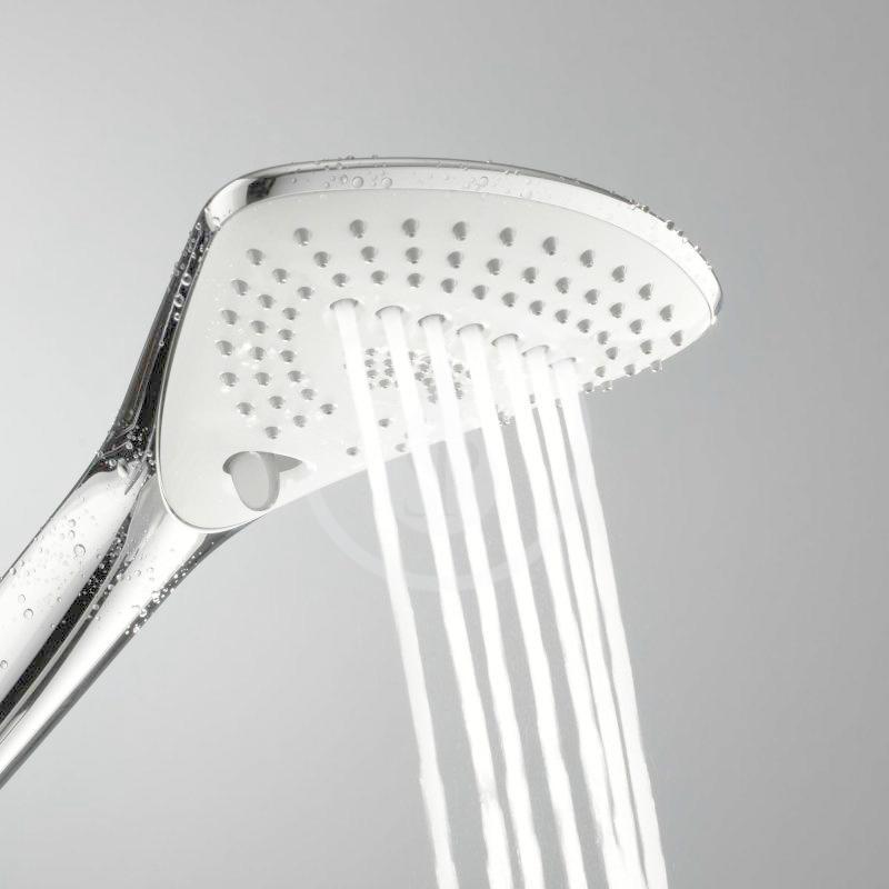 KLUDI - Fizz Sada sprchové hlavice, držáku a hadice, 3 proudy, bílá/chrom (6775091-00)