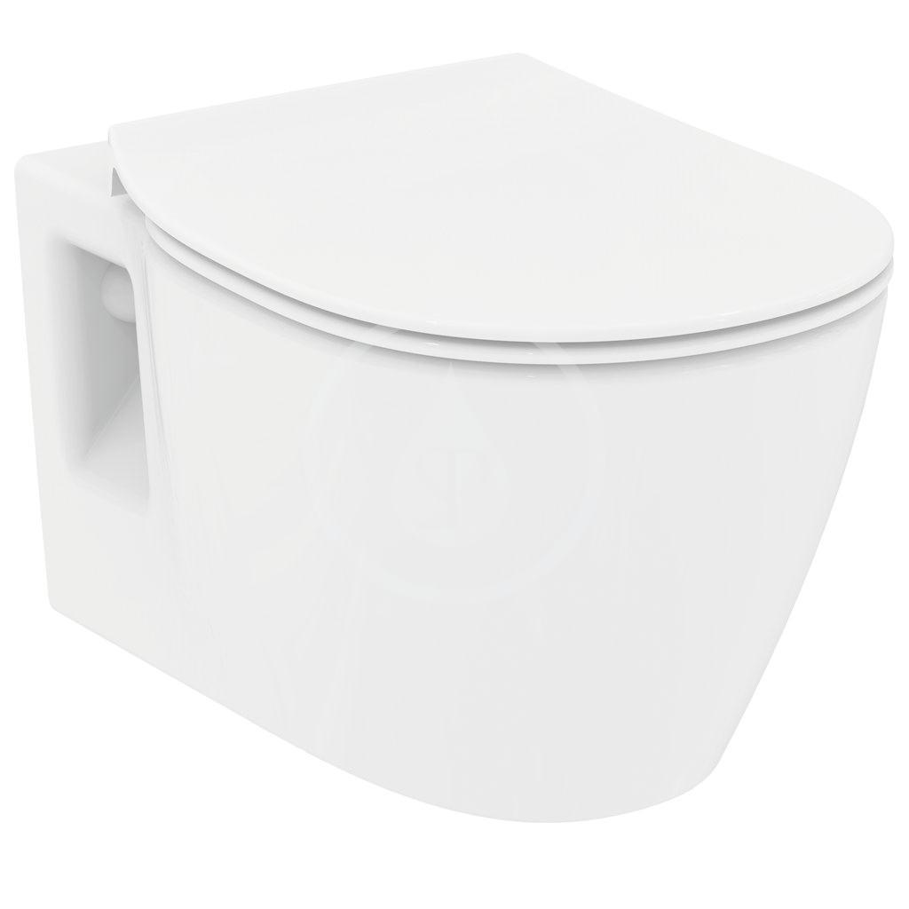 IDEAL STANDARD - Connect Závěsné WC, Rimless, s Ideal Plus, bílá (E8174MA)