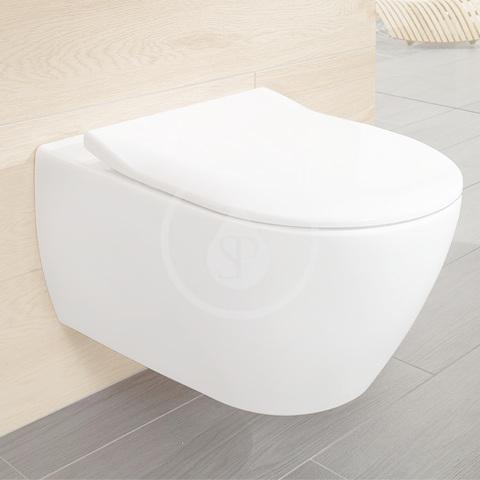 VILLEROY & BOCH - Subway 2.0 WC sedátko se sklápěním SoftClosing, bílá (9M78S101)