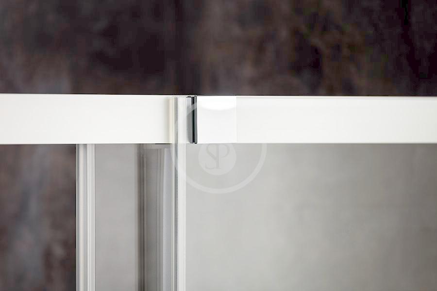 RAVAK - Matrix Sprchové dveře dvoudílné MSD2-120 L, 1175-1215 mm, lesklý hliník/čiré sklo (0WLG0C00Z1)