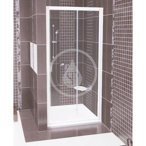RAVAK - Blix Sprchové dveře, 1170-1210 mm, bílá/čiré sklo (0PVG0100Z1)
