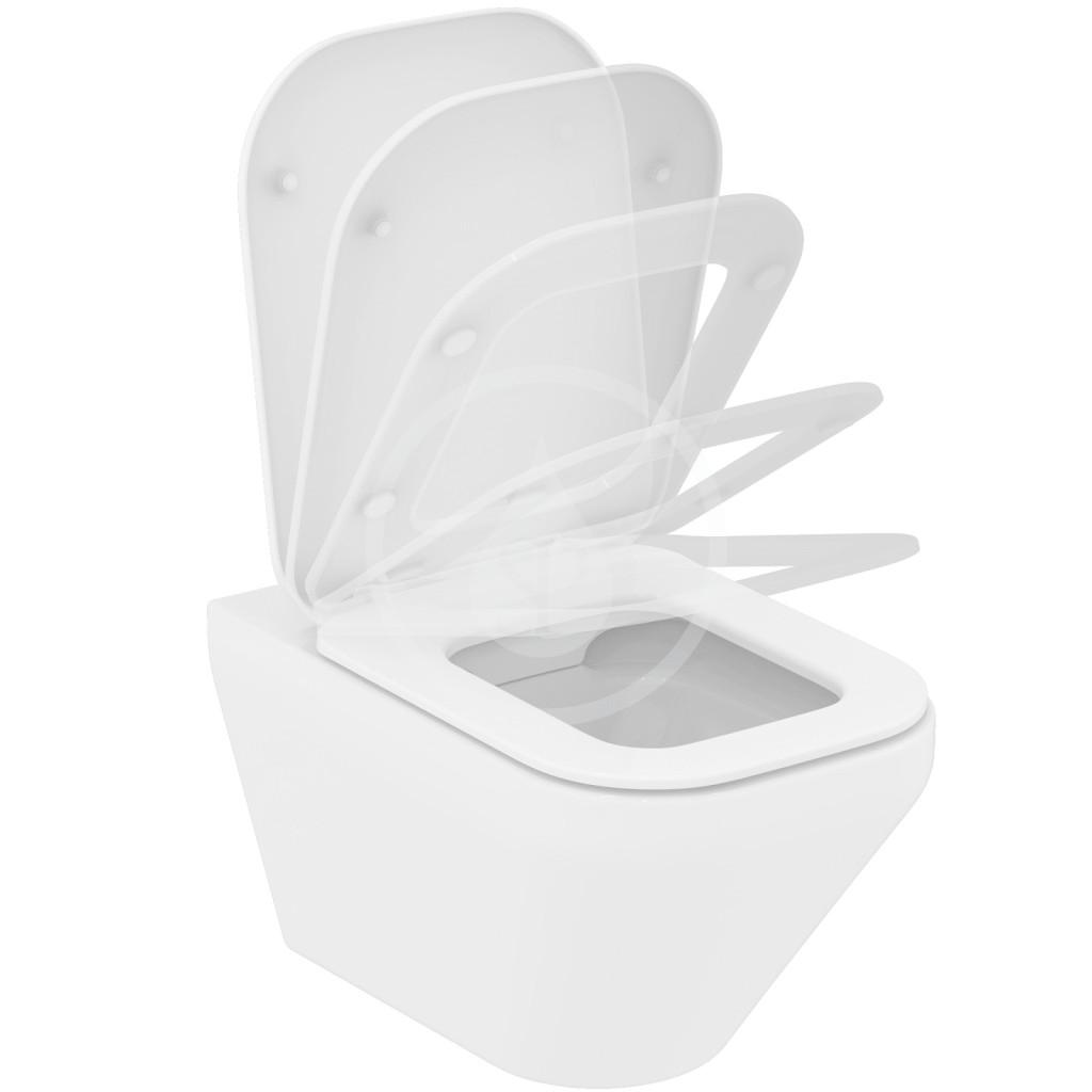 IDEAL STANDARD - Tonic II Závěsné WC, Rimless, s Ideal Plus, bílá (K3163MA)
