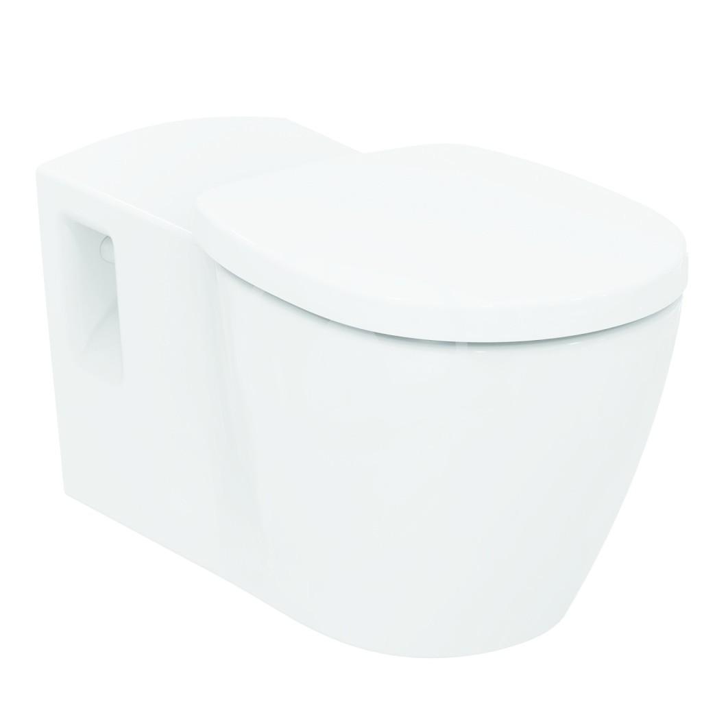 IDEAL STANDARD - Connect Freedom Závěsné WC bezbariérové, Rimless, s Ideal Plus, bílá (E8194MA)
