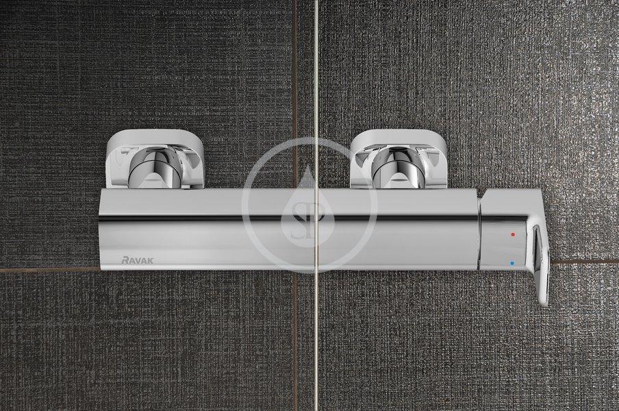 RAVAK - Blix Sprchové dveře čtyřdílné BLDP4-140, 1370-1410 mm, bílá/čiré sklo (0YVM0100Z1)